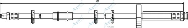 APEC BRAKING Тормозной шланг HOS3109